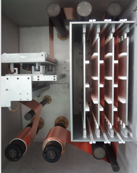 卷对卷式真空日皮视频APP在线看黄机电极结构-日皮视频免费看软件日皮视频APP在线看黄机